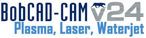 Logo de BobCAD-CAM V24 Para Plasma, Laser, WaterJet